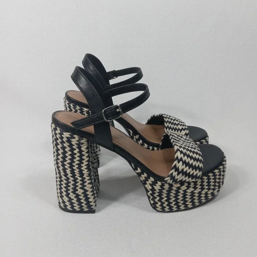 UNIVERSAL THREAD Women's India Platform Heels Size 7.5 - Picture 2 of 13